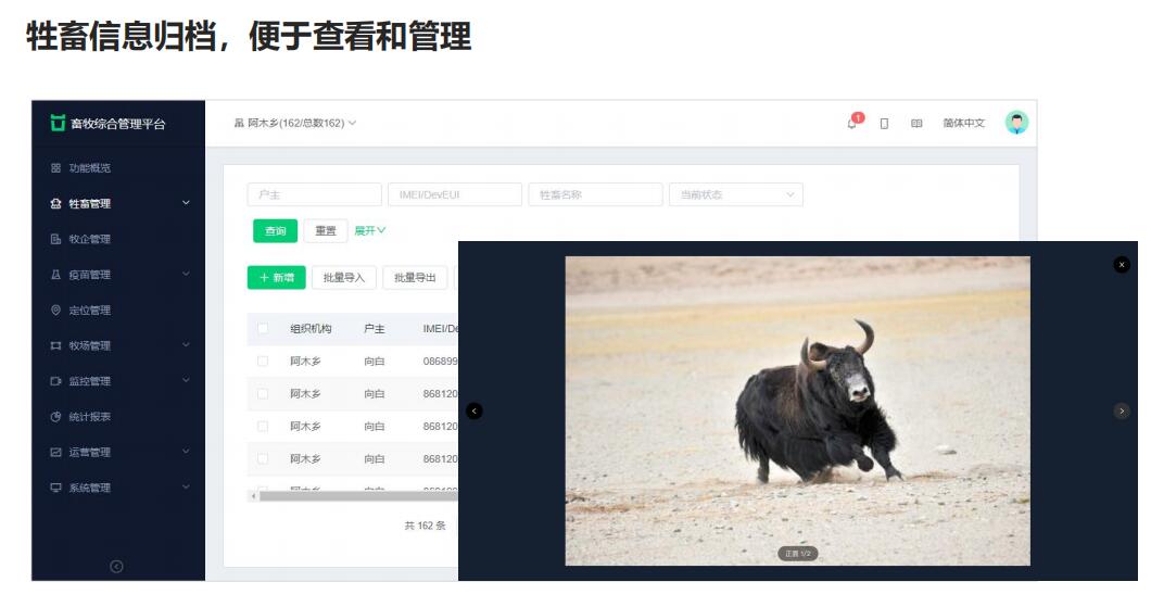 智慧畜牧管理系統 智慧畜牧管理系統