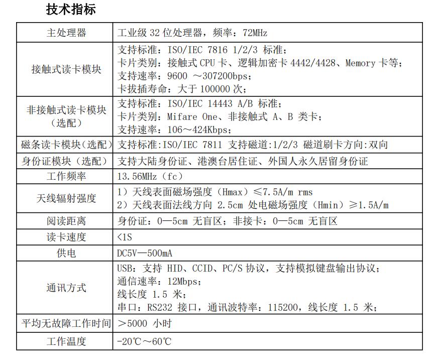 廣東東信智能科技有限公司EST-J13X第三代社保卡讀卡器模組模塊規(guī)格參數(shù) 廣東東信智能科技有限公司EST-J13X第三代社保卡讀卡器模組模塊規(guī)格參數(shù)