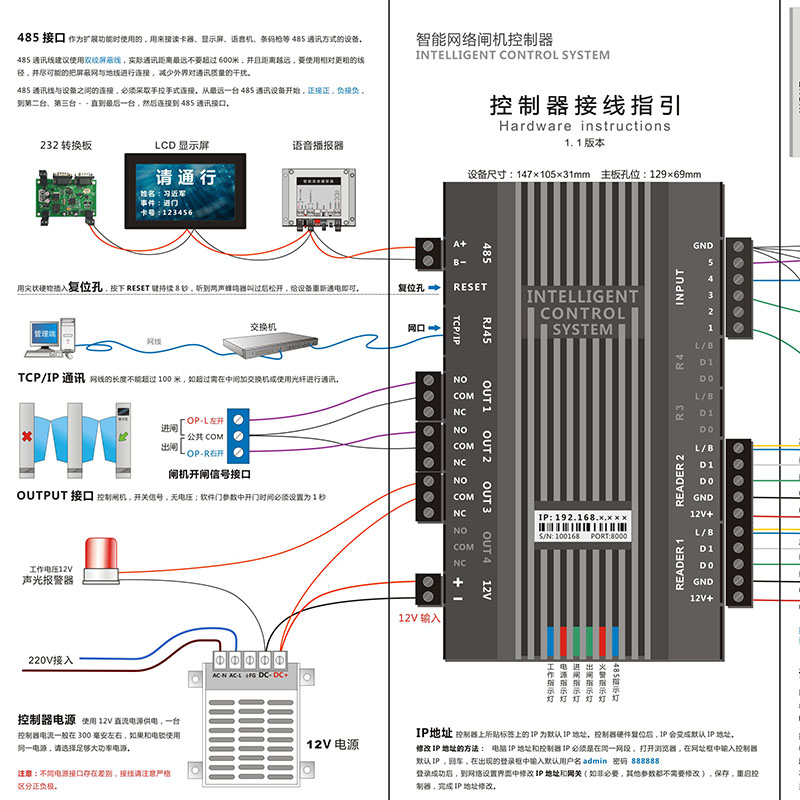 云+在線身份證門禁控制系統